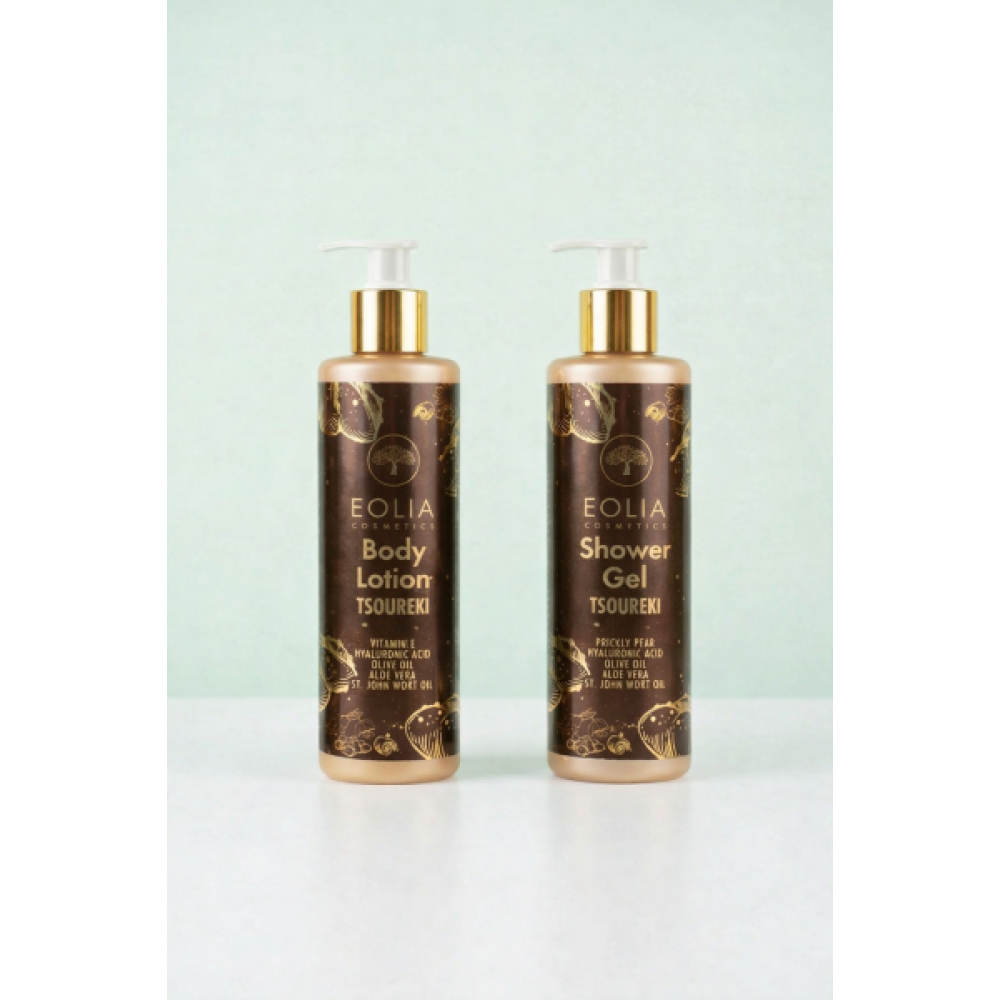 GIFT BOX BODY LOTION & SHOWER GEL TSOUREKI