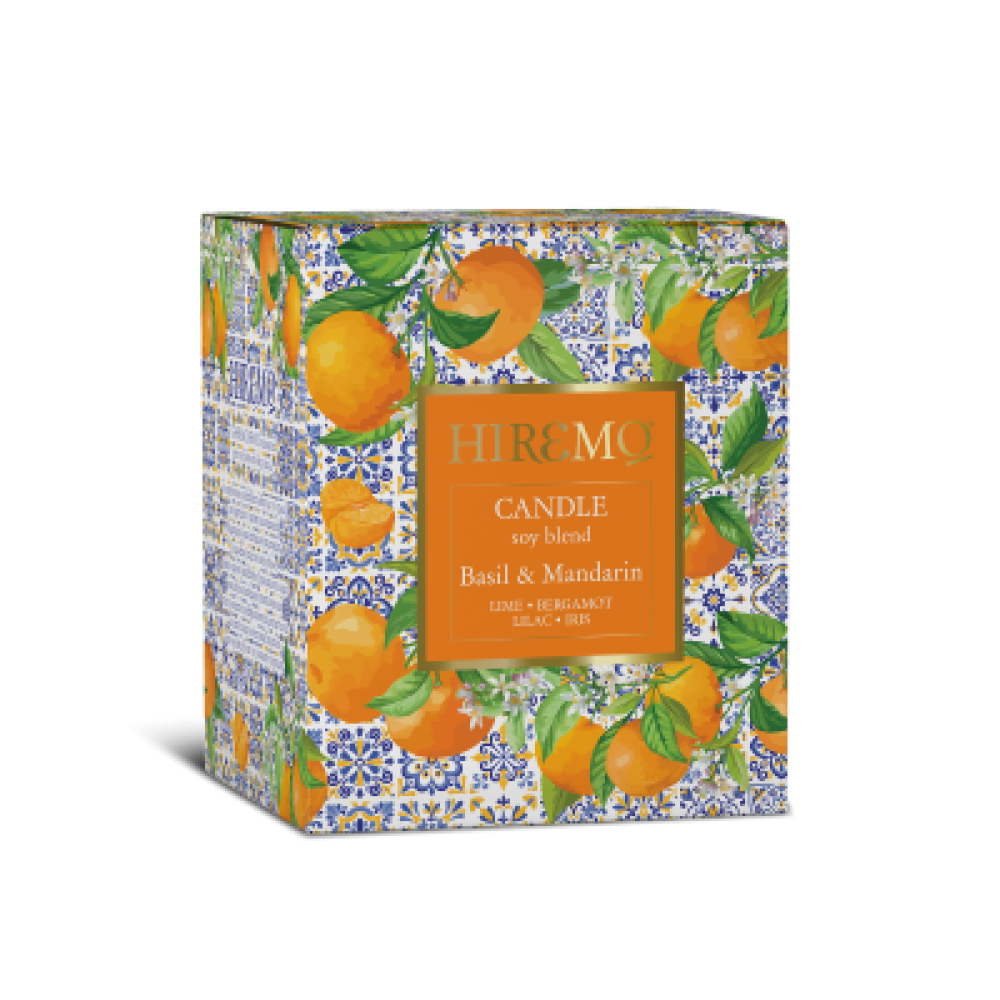 HIREMO SOY BLEND BASIL AND MANDARIN